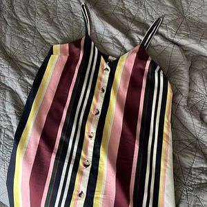 Topshop striped sheath dress